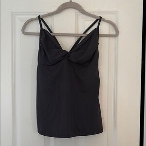 Athleta Bathing Suit Top Charcoal Medium Tall